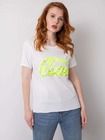 T-shirt damski, biały, H&B