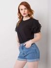 T-shirt damski, czarny, H&B