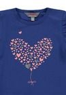 T-shirt dziewczęcy, granatowy, Kanz