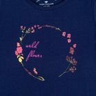 T-shirt dziewczęcy, granatowy, Tom Tailor