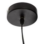 Atmosphera, metalowa lampa sufitowa, Cuzco, 58 cm, czarny