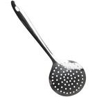GET-IT, łyżka cedzakowa, stalowa, 32 cm