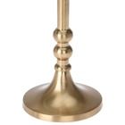Home Styling Collection, świecznik aluminiowy, złoty, 17 cm