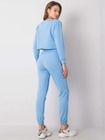 Komplet damski, Bluza, Top, Spodnie dresowe, niebieski, Rue Paris