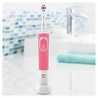 Oral-B, Vitality 100 3D White, szczoteczka do zębów, różowa