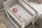 Shnuggle, Air Bedside Crib, łóżeczko dostawne dla niemowlaka, stone