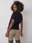 T-shirt damski, czarny, Pepper & Mint