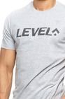 T-shirt męski, szary, Level, Moraj