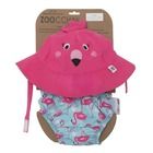 Zoocchini, Flaming, pieluszka kąpielowa i czapka, rozmiar M