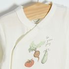 Cool Club, Body chłopięce z długim rękawem, bawełna organiczna, beżowe, ecru, zestaw, 2 szt.