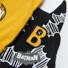 Cool Club, Czapka chłopięca, żółta, czarna, Batman, zestaw, 2 szt.