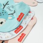 Cool Club, Śliniak dziewczęcy, mix, Fisher-Price, zestaw, 3 szt.