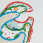 Cool Club, Śliniak niemowlęcy, mix, zwierzęta, Fisher-Price, zestaw, 3 szt.
