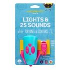 Hornit, Mini, lampka z klaksonem, 25 dźwięków, pink & turquoise