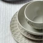 NAVA, talerz ceramiczny obiadowy, płytki, Soho Classic, szary, 27 cm