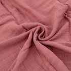 Petite&Mars, Misty, otulacz z muślinu bambusowego, Rose Rainbow, 120-120 cm, 2 szt.
