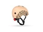 Scoot & Ride, kask dla dzieci, rozmiar XXS-S, 1-5 lat, Leopard