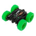 Smiki, Stunt Light Up R/C, samochód kaskaderski, podświetlany pojazd zdalnie sterowany, czarno-zielony