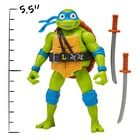Wojownicze Żółwie Ninja, Zmutowany chaos, Leonardo, Deluxe, figurka z dźwiękiem, 14 cm
