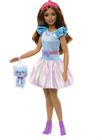 Barbie, Moja Pierwsza Barbie, zestaw z lalką i króliczkiem