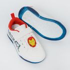 Cool Club, Buty sportowe chłopięce, białe, świecąca podeszwa, Marvel Super Heroes