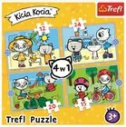 Trefl, Kicia Kocia, puzzle 4w1