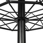 Vilde, koszyk na owoce i warzywa, metalowy, czarny, 2-poziomowy loft, 43 cm