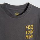 Cool Club, T-shirt chłopięcy, ecru, żółty, grafitowy, zestaw, 3 szt.