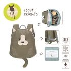 Lassig, About Friends, Kot, plecak dla przedszkolaka