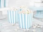 PartyDeco, Samolocik, ozdobne pudełka na popcorn, 7,5-7,5-12,5 cm, 6 szt.