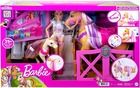 Barbie, Koniki, Stylizacja i opieka, zestaw z lalką i akcesoriami