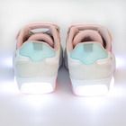Cool Club, Buty sportowe dziewczęce, białe, świecąca podeszwa, Daisy