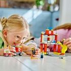 LEGO City, Remiza strażacka i wóz strażacki, 60375