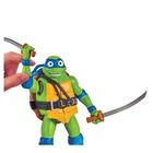 Wojownicze Żółwie Ninja, Zmutowany chaos, Leonardo, Deluxe, figurka z dźwiękiem, 14 cm