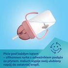 Canpol babies, Exotic Animals, kubek niekapek z rurką i odważnikiem, szary, 270 ml