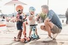 Scoot & Ride, kask XXS-S dla dzieci, Peach