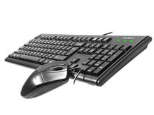 A4 Tech, zestaw klawiatura i mysz KM-72620D USB, czarny