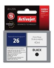 Activejet, tusz do drukarki, zamiennik HP 26 C51626A, Supreme, 40 ml, czarny, AH-26N