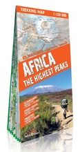 Africa the highest peaks 1:150 000. Trekking map