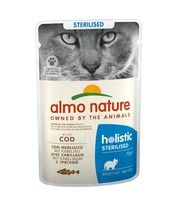 Almo Nature, Functional Sterilised, mokra karma dla kota, dorsz, 70g