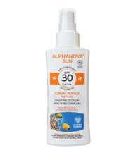 Alphanova Sun, spray z filtrem SPF30, wersja podróżna, 90g