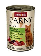 Animonda, Carny Adult, karma mokra dla kota, kurczak, indyk, królik, 400g
