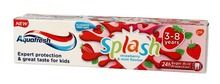 AquaFresh, Splash, pasta do zębów dla dzieci, 3-8 lat, truskawkowo-miętowa, 50 ml