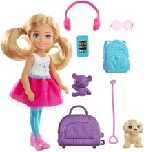 Barbie, Chelsea w podróży, lalka z akcesoriami