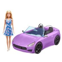 Barbie, Kabriolet, zestaw do zabawy z lalką i samochodem