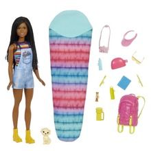 Barbie, Kemping Brooklyn, zestaw z lalką i akcesoriami