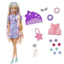 Barbie, Totally Hair, Gwiazdki, lalka z akcesoriami