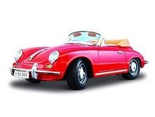 Bburago, Porsche 356, model, czerwony, 1:24
