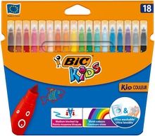 Bic Kids, kid couleur, flamastry, 18 kolorów
