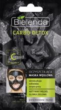 Bielenda, Carbo Detox, maska węglowa oczyszczająca, do cery mieszanej i tłustej, 8g